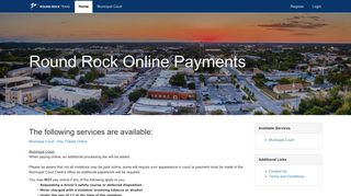 Round Rock Online Payments - Municipal Online Services