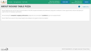 About Round Table Pizza - talentReef Applicant Portal
