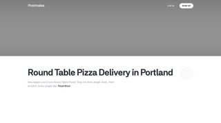 Round Table Pizza Delivery in Portland • Order Online • Postmates On ...