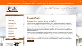 Password Safety - Round Top State Bank