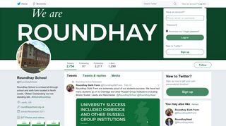 Roundhay School (@RoundhaySchool) | Twitter