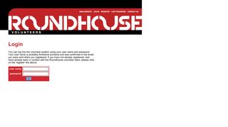 Login - Roundhouse