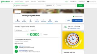Roundy's Supermarkets Employee Benefits and Perks | Glassdoor
