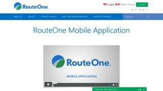 RouteOne Mobile Application | RouteOne