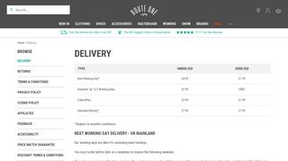 Delivery | Route One