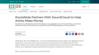 RouteNote Partners With SoundCloud to Help Artists Make Money