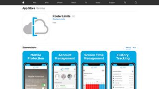 Router Limits on the App Store - iTunes - Apple