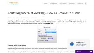 Routerlogin.net Not Working – How To Resolve The Issue