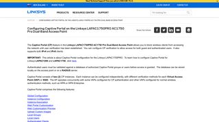 Linksys Official Support - Configuring Captive Portal on the Linksys ...