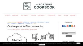 Captive portal WiFi access control - Fortinet Cookbook