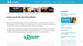 Is Rover.com the Best Dog Sitting Website? - Animalso