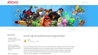 How do I sign into my Rovio Account in Angry Birds Epic? – Rovio ...