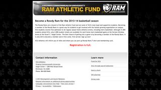 Become a Rowdy Ram for the 2013-14 basketball season