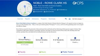 noble - rowe clark hs - Chicago Public Schools