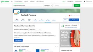 Rowlands Pharmacy Employee Benefits and Perks | Glassdoor