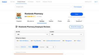 Working as a Pharmacist at Rowlands Pharmacy: Employee Reviews ...