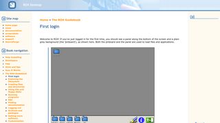 First login | ROX Desktop