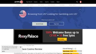 Roxy Palace Casino Bonus + Free Spins for Canada - Gambling.com