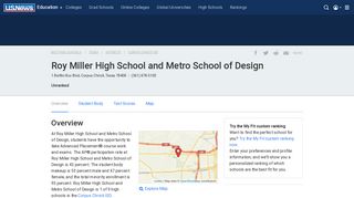 Roy Miller High School and Metro School of Design in Corpus Christi ...