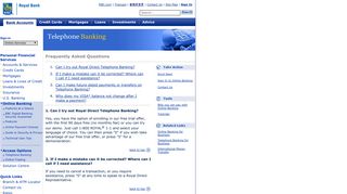 RBC Royal Bank - Online Banking