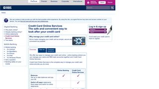 RBS - Credit Card Online Services
