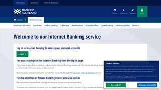 Bank of Scotland | Personal Online Banking Services