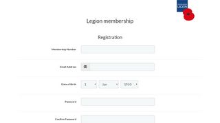 Registration - Membership - Royal British Legion