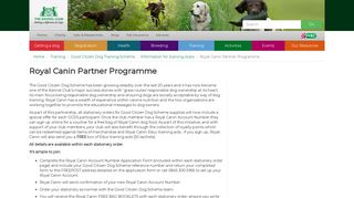 Royal Canin Partner Programme - The Kennel Club