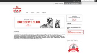 Royal Canin Breeders' Club
