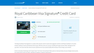 Royal Caribbean Visa Signature Credit Card - Is It Worth It?