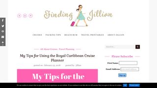 My Tips for Using the Royal Caribbean Cruise Planner - FindingJillian ...