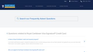 Visa Signature | Bank of America Credit Card | Royal Caribbean Cruises