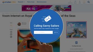 Voom Internet on Royal Caribbean's Harmony of the Seas - Cruise Critic