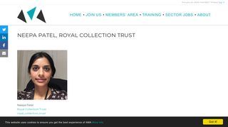 Neepa Patel, Royal Collection Trust - AMA