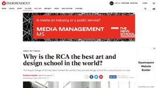 Why is the RCA the best art and design school in the world? | The ...