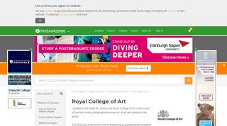 Royal College of Art - Find A Masters