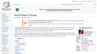 Royal College of Nursing - Wikipedia
