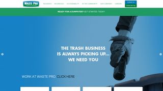 Waste Pro USA – Residential and Commercial Collection Services