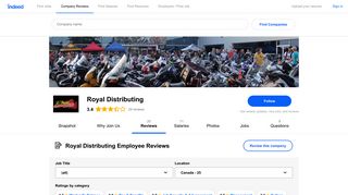 Working at Royal Distributing: Employee Reviews | Indeed.com