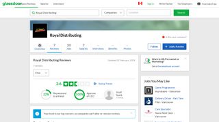 Royal Distributing Reviews | Glassdoor.ca