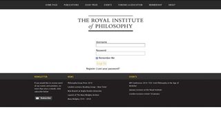 Login | Royal Institute Philosophy