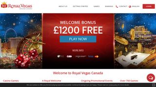 Royal Vegas: Online Casino bonus | €1200 Welcome Bonus