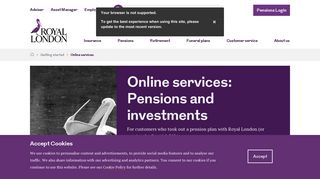 Log in to online services - Royal London