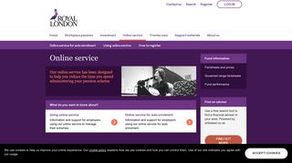 Online service for employer - Royal London pensions for employers ...