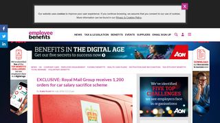 EXCLUSIVE: Royal Mail Group receives 1200 ... - Employee Benefits
