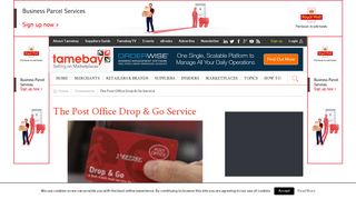 The Post Office Drop & Go Service - Tamebay