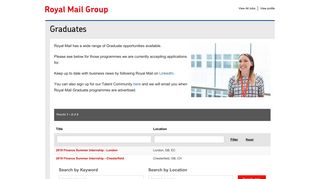 Graduates - Royal Mail Group Jobs