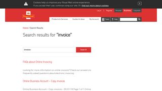 invoice - Royal Mail