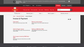 Invoice & Payment - Royal Mail