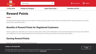 Reward Points - Royal Mail | Shop